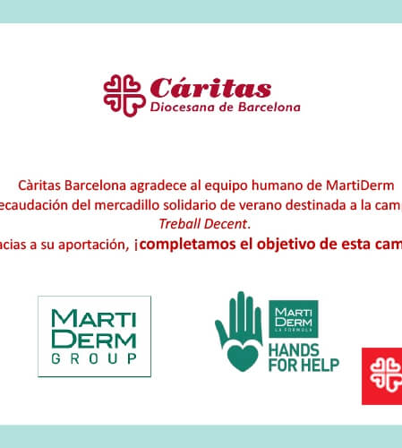 Cáritas Barcelona y MartiDerm