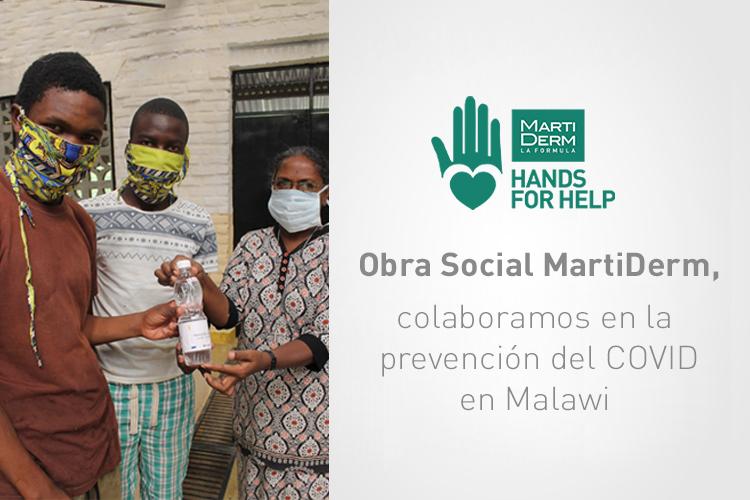 Colaboramos en la prevención del Covid en Malawi.